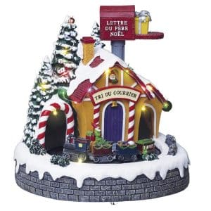 Village of Christmas La Poste du father Noel