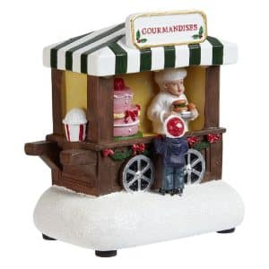 Stand Sale of Light Gourmandises Village de Noel