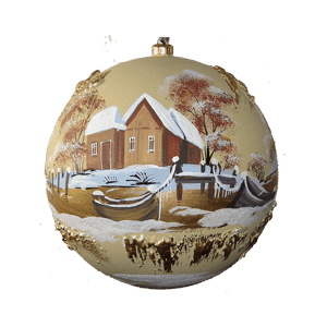 Handmade christmas ball or riviere gelee by lhiver