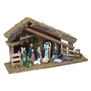 Christmas creche 10 Santons Porcelain
