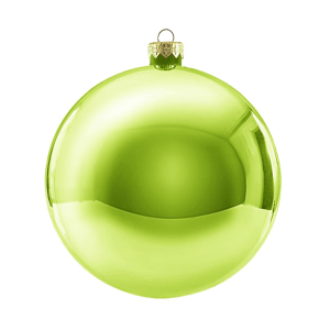 Light green standard Christmas ball