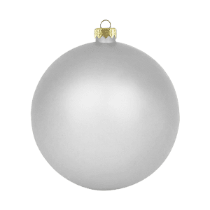 Standard Christmas Ball matte silver