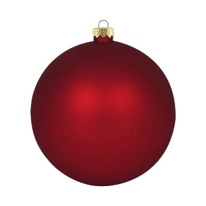 Standard Christmas Ball Matte Bordeaux