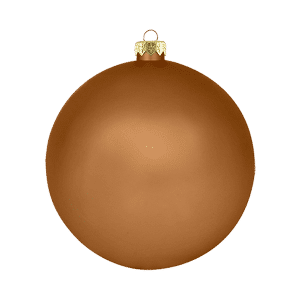 Standard Christmas Ball Matte Copper