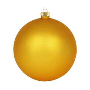 Standard Christmas Ball matte gold