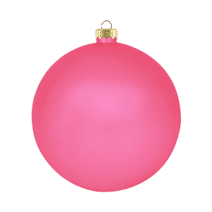 Standard Christmas Ball Matte Rose