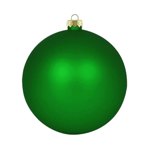 Light green Standard Christmas Ball