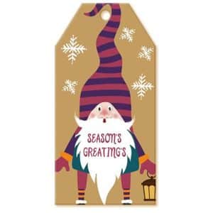50 Violet Lutin Christmas labels