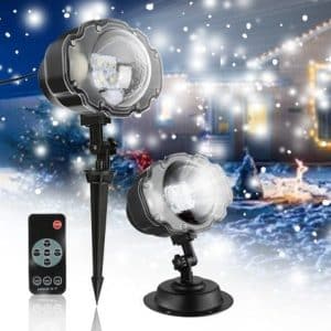 Snow fall Christmas projector