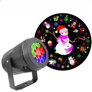 Snowman Christmas projector