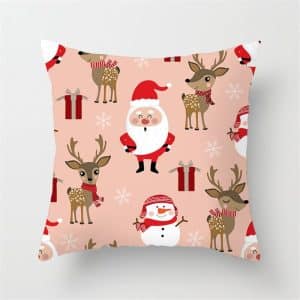 Rose Christmas cushion cover