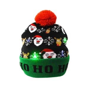Black Christmas Cap Black