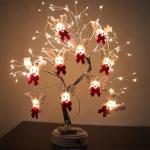 Christmas Garland LEDs dears White