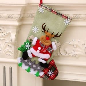 Christmas sock reindeer