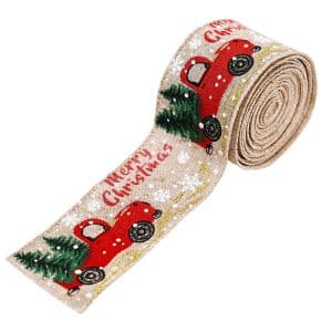 Beige Christmas tape