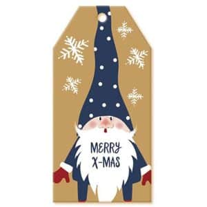 Blue Lotin Christmas label