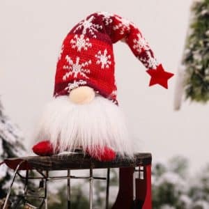 Red prank christmas elf