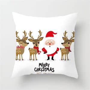 Christmas cushion cover and reindeer