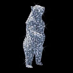 Standing bear illuminates
