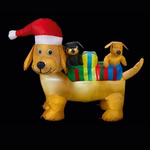 1 1 M Christmas inflatable puppy