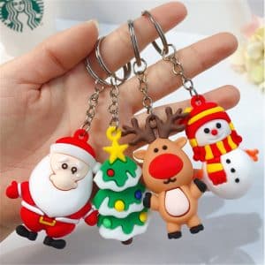 Christmas Key father father Christmas Tree and Snowman Reindeer