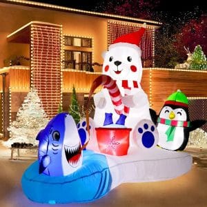 Banquise inflatable Christmas structure