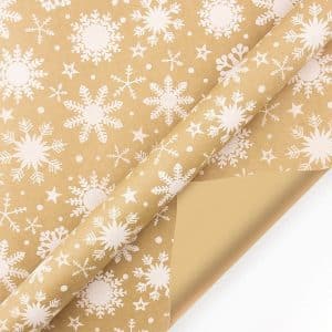 Christmas Flocon gift wrap