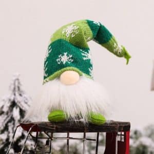 Green prank christmas puffer