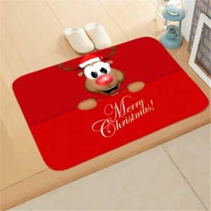 Christmas carpet reindeer joyful