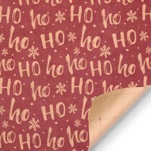 Red Christmas gift wrap