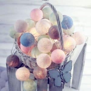 Blue Green Blue Pink Luminous Garland