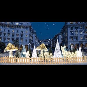 Nature Christmas scene