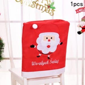 Small pure Christmas chair cover