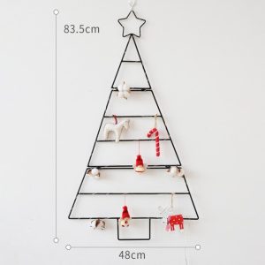 Black Christmas Wall Fir