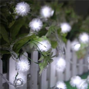 Christmas Light Garland Epis White