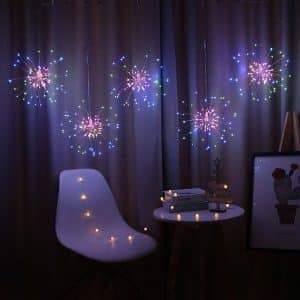Luminous dinner garland lights multicolored dartifies