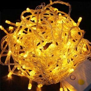Yellow light garland