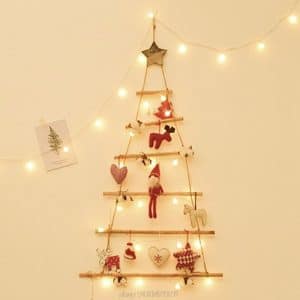 Wooden christmas wall fir