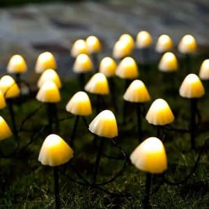 Mushroom luminous garland