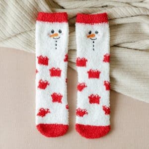 Snowman Christmas socks