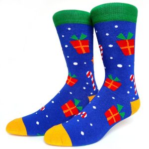 Christmas socks blue gifts