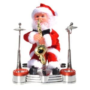 father father Noel playing saxophone