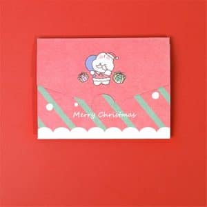 red Christmas envelope