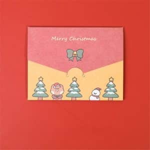 Christmas tree envelope