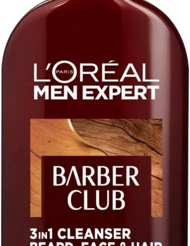 3-in-1 beard, face and hair wash with cedarwood scent, 200 ml