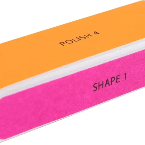4-way nail buffing block, fine grit, for filing and shining nails