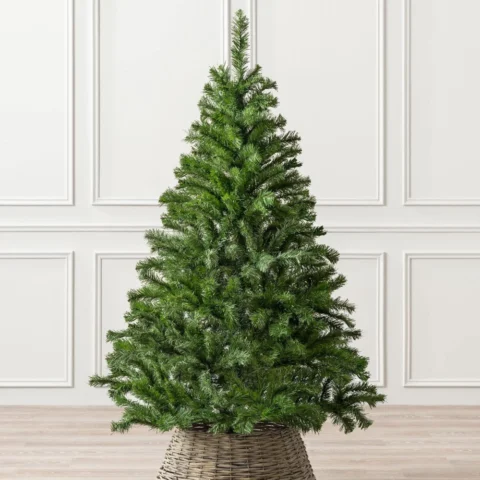 5 ft Aspen spruce artificial Christmas tree, 339 tips, green stand
