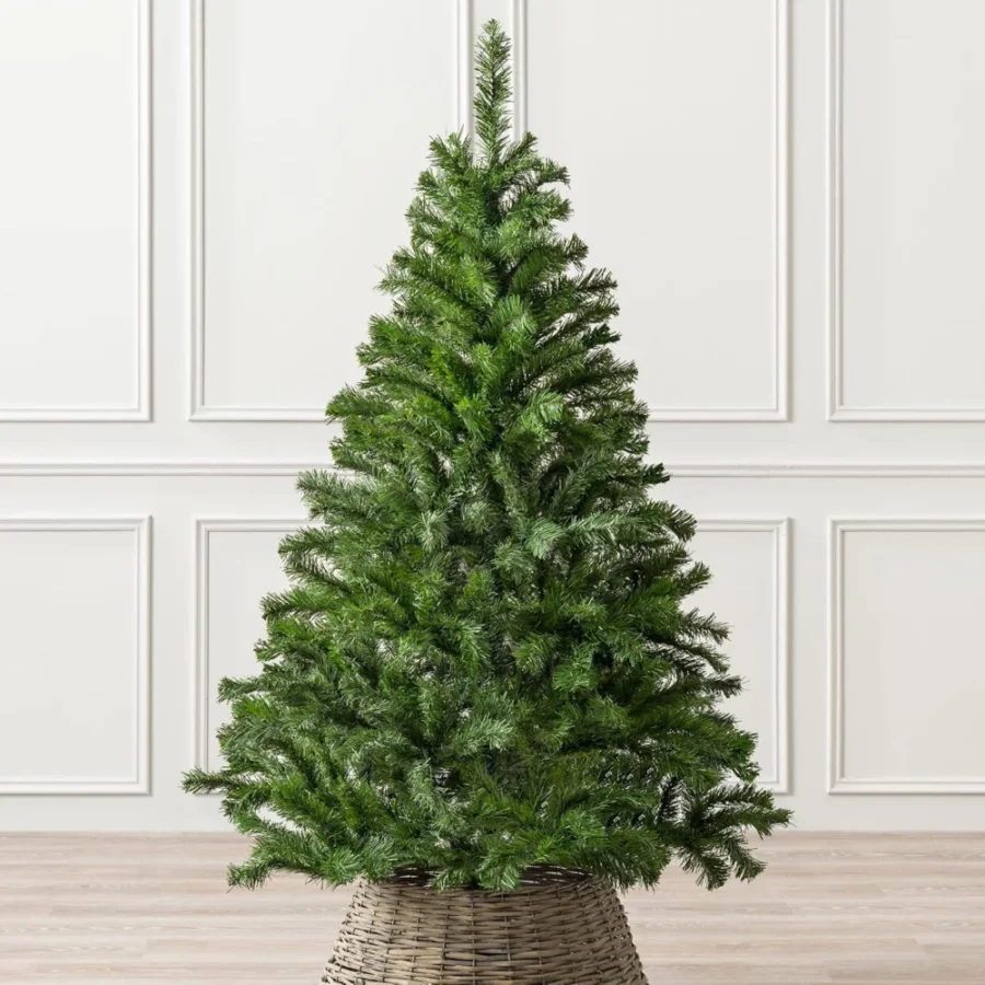 5 ft Aspen spruce artificial Christmas tree, 339 tips, green stand