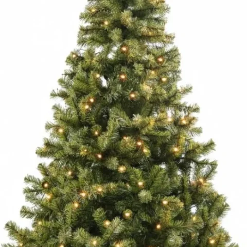 5ft pre-lit Alaskan pine Christmas tree, 130 warm white LEDs