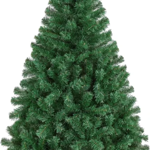 6 ft bushy artificial spruce Christmas tree, 598 tips, foldable stand